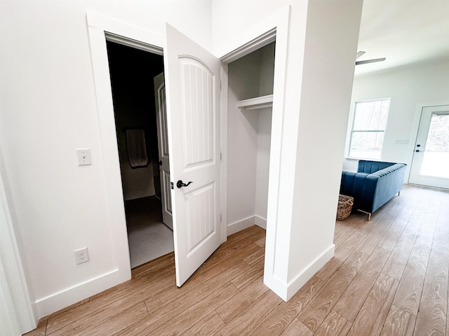 view of closet