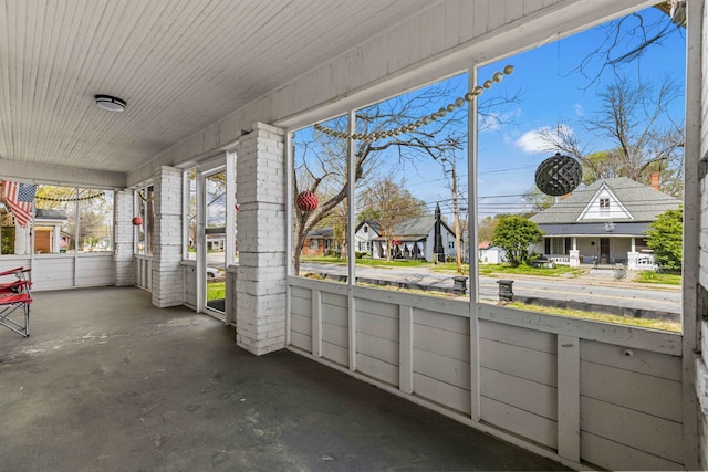 121 Holland, Gaffney, SC 29341 - view of patio featuring a residential view and a porch