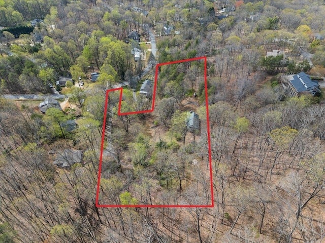 239 Phillips, Greenville, SC 29609 - birds eye view of property featuring a view of trees
