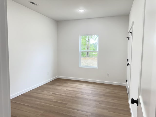 732 Corn Ml, Cowpens, SC 29330 - spare room featuring light wood-type flooring, recessed lighting, and baseboards