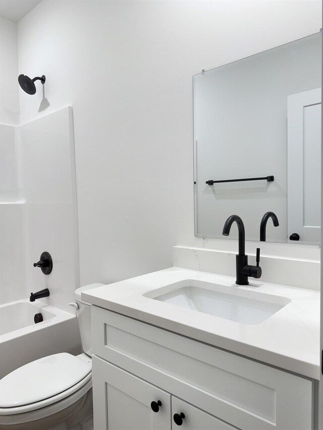732 Corn Ml, Cowpens, SC 29330 - bathroom featuring vanity, toilet, and  shower combination