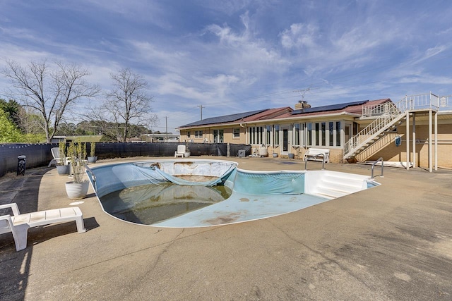 129 Canty, Gaffney, SC 29341 - view of swimming pool featuring a fenced backyard, a patio area, and a fenced in pool