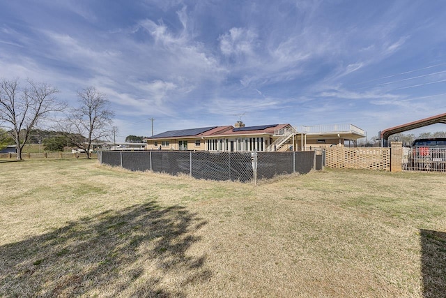 129 Canty, Gaffney, SC 29341 - view of yard featuring a fenced backyard