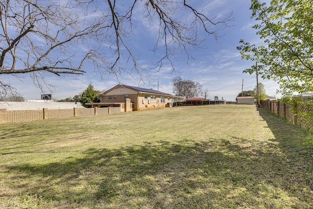 129 Canty, Gaffney, SC 29341 - view of yard featuring a fenced backyard