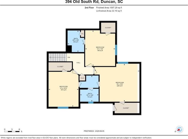 394 Old S, Duncan, SC 29334 - room layout
