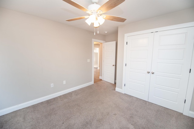 100 Winterhaven, Spartanburg, SC 29301 - unfurnished bedroom featuring carpet floors, baseboards, a closet, and ceiling fan