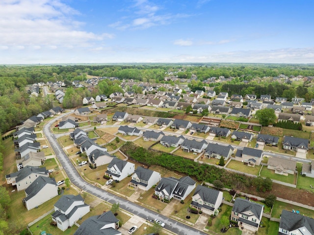 drone / aerial view featuring a residential view