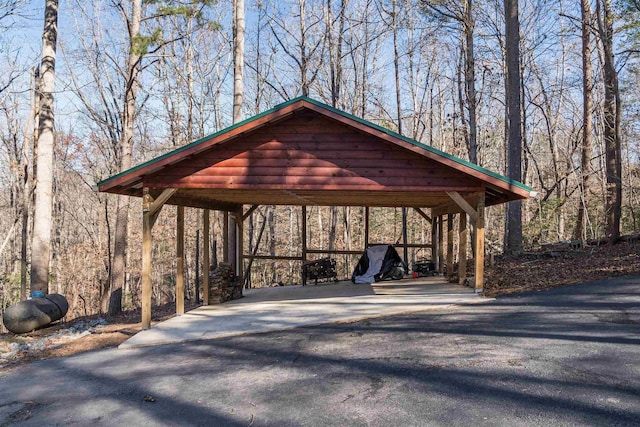 144 Lakeshore, Chesnee, SC 29323 - view of car parking featuring driveway and a detached carport