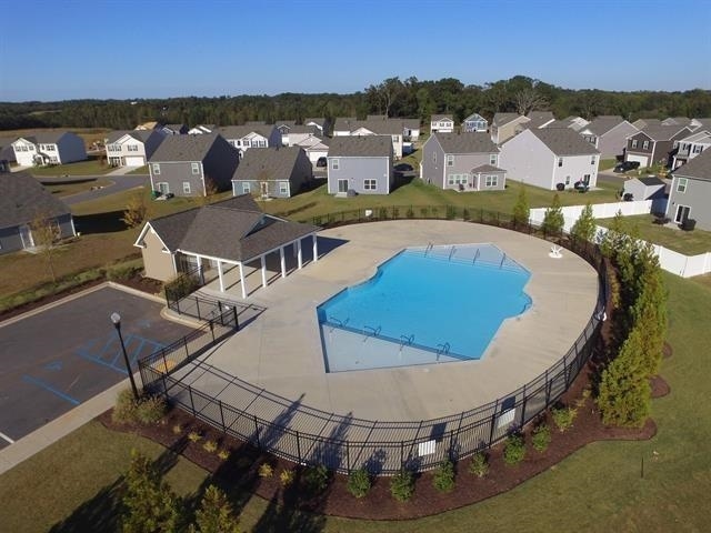 1640 Martingale, Roebuck, SC 29376 - community pool with a patio area, fence, and a residential view