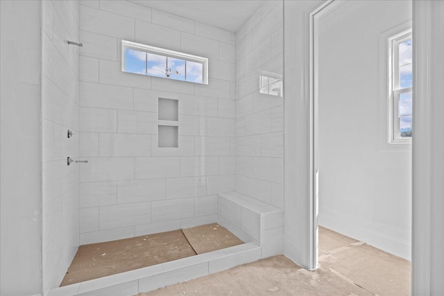 138 Silver Hl, Spartanburg, SC 29302 - full bath with a tile shower