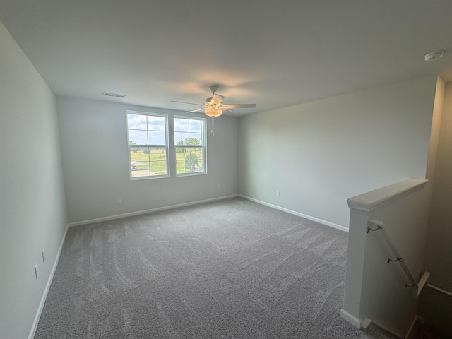 1419 Macedonia, Gaffney, SC 29341 - carpeted spare room with ceiling fan, a smoke detector, and baseboards