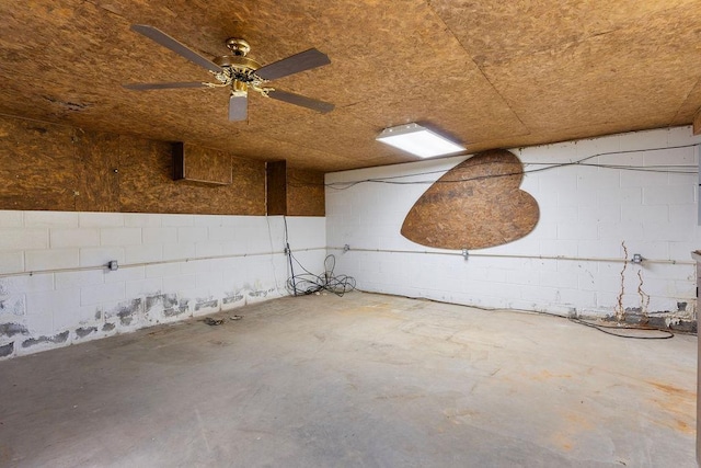221 Lakeview, Liberty, SC 29657 - basement featuring concrete block wall