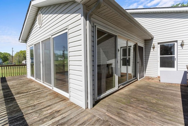 221 Lakeview, Liberty, SC 29657 - view of wooden terrace