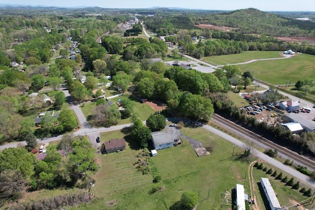 221 Lakeview, Liberty, SC 29657 - birds eye view of property featuring a wooded view