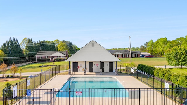 122 Aleppo, Greer, SC 29651 - pool with a yard, a patio area, and fence
