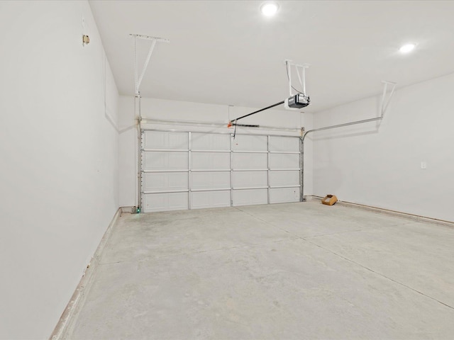 217 Merriweather, Spartanburg, SC 29301 - garage featuring a garage door opener and recessed lighting