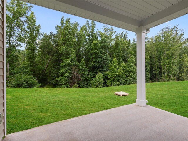 217 Merriweather, Spartanburg, SC 29301 - view of grassy yard featuring a patio area