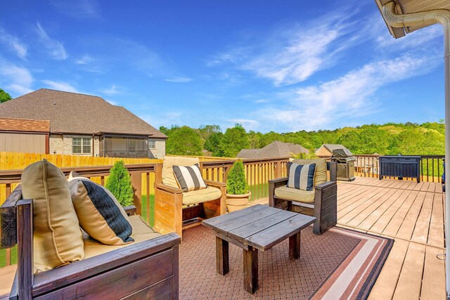 208 W Coosaw, Roebuck, SC 29376 - deck with outdoor lounge area