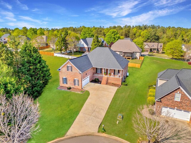 208 W Coosaw, Roebuck, SC 29376 - drone / aerial view featuring a residential view