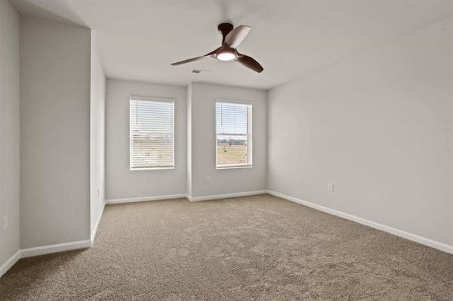 1036 Cargo, Spartanburg, SC 29306 - carpeted spare room with baseboards and ceiling fan