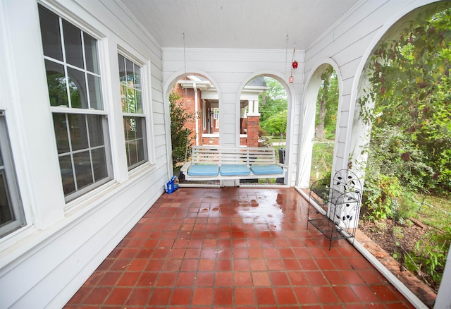 view of patio / terrace with covered porch