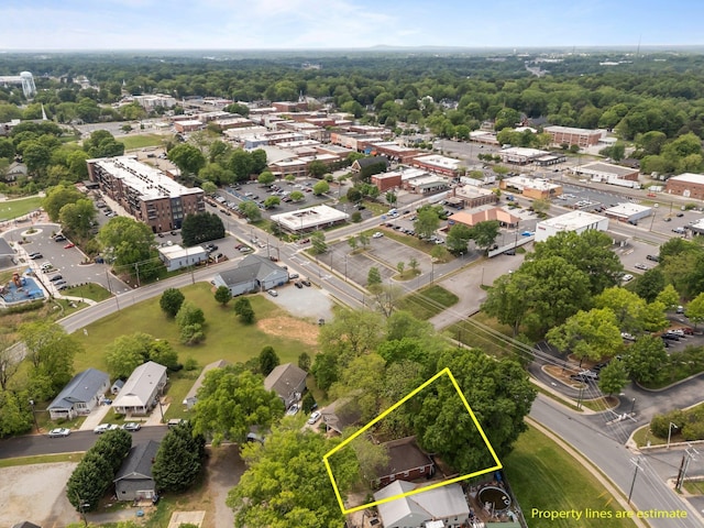 drone / aerial view