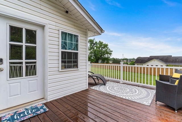 view of deck