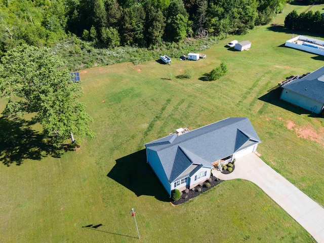 drone / aerial view