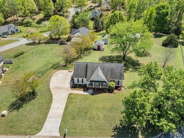 drone / aerial view