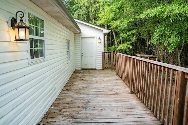 view of deck