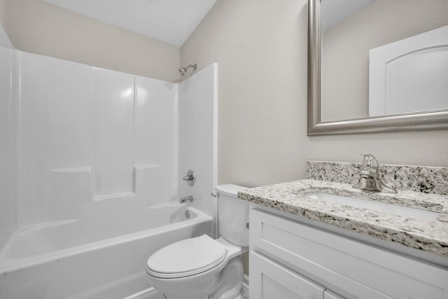 103 Forest Hls, Gaffney, SC 29340 - bathroom with vanity, shower / tub combination, and toilet