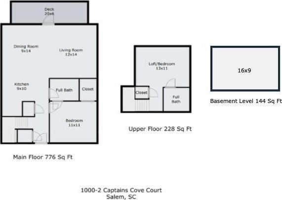 1000-2 Captains Cv, Salem, SC 29676 - plan