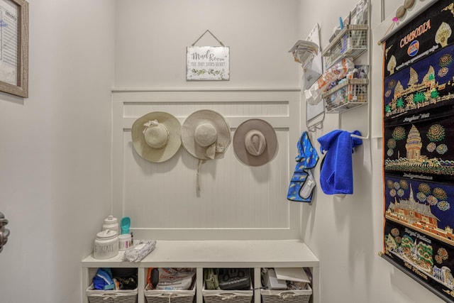 view of mudroom
