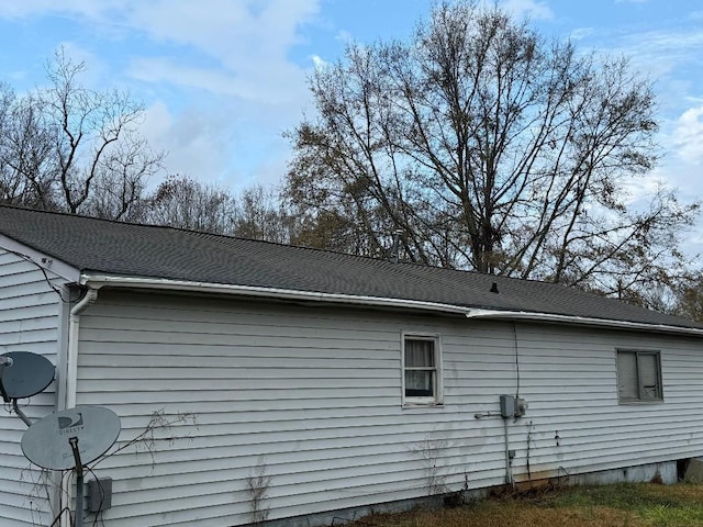 view of home's exterior