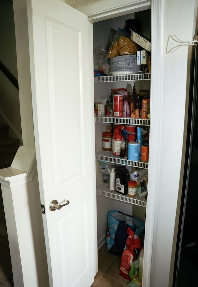 view of pantry