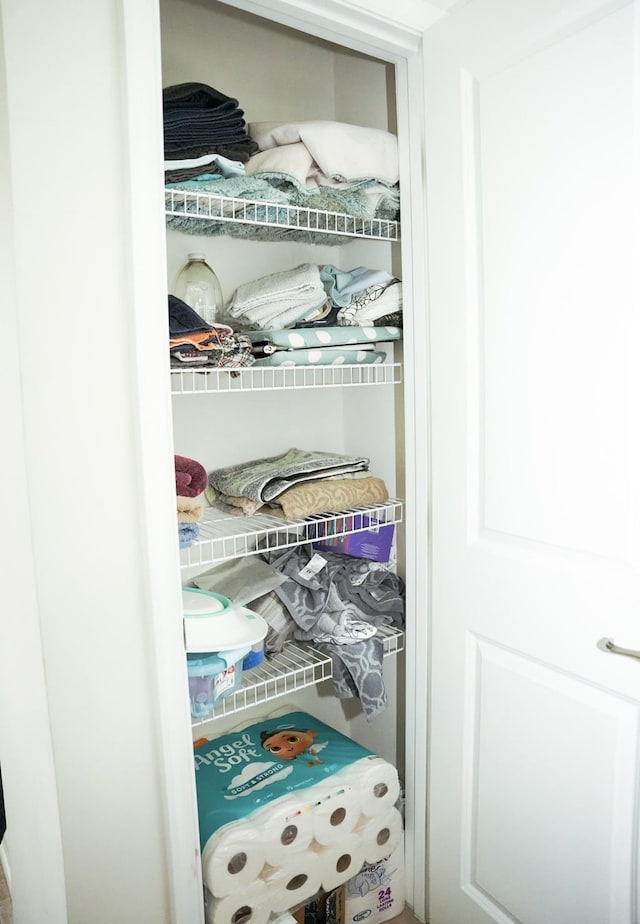 view of closet
