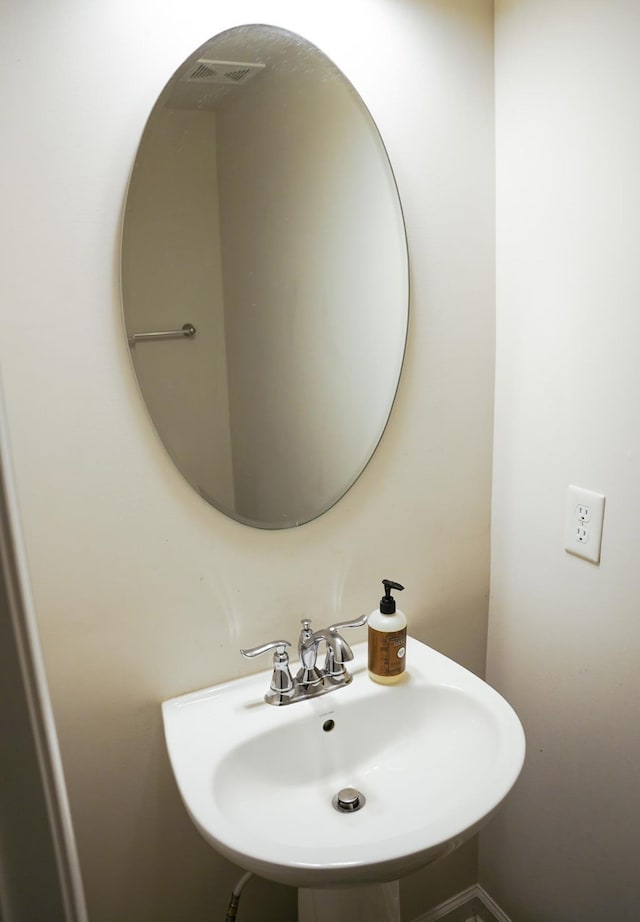 bathroom with a sink