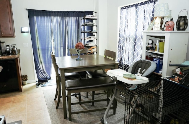 view of dining space
