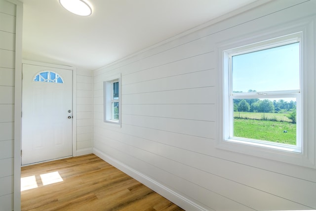 583 Berry, Boiling Springs, SC 29316 - foyer featuring light wood-style floors, baseboards, and plenty of natural light