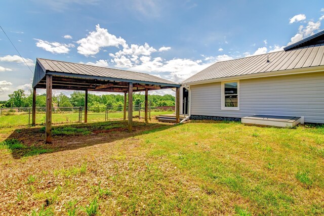 583 Berry, Boiling Springs, SC 29316 - view of yard featuring fence and a carport