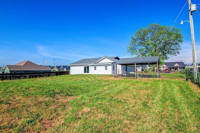 583 Berry, Boiling Springs, SC 29316 - back of house with a fenced backyard and a yard