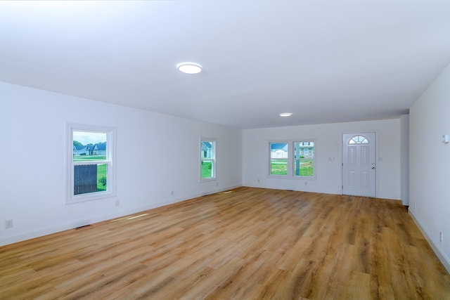 583 Berry, Boiling Springs, SC 29316 - foyer entrance with baseboards, visible vents, and light wood finished floors