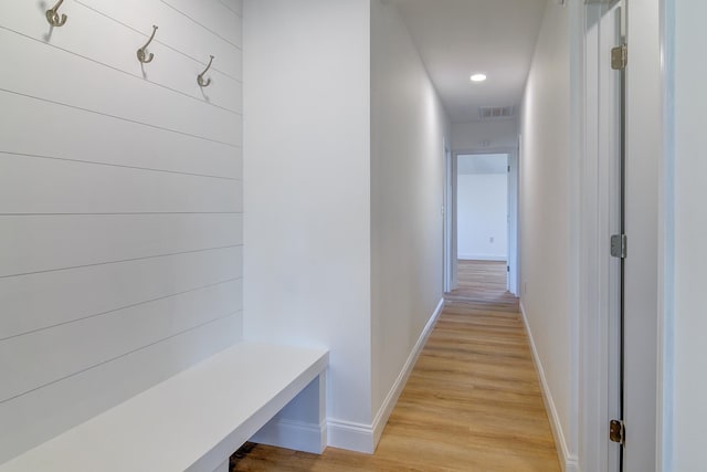 583 Berry, Boiling Springs, SC 29316 - corridor featuring recessed lighting, baseboards, visible vents, and light wood-style flooring