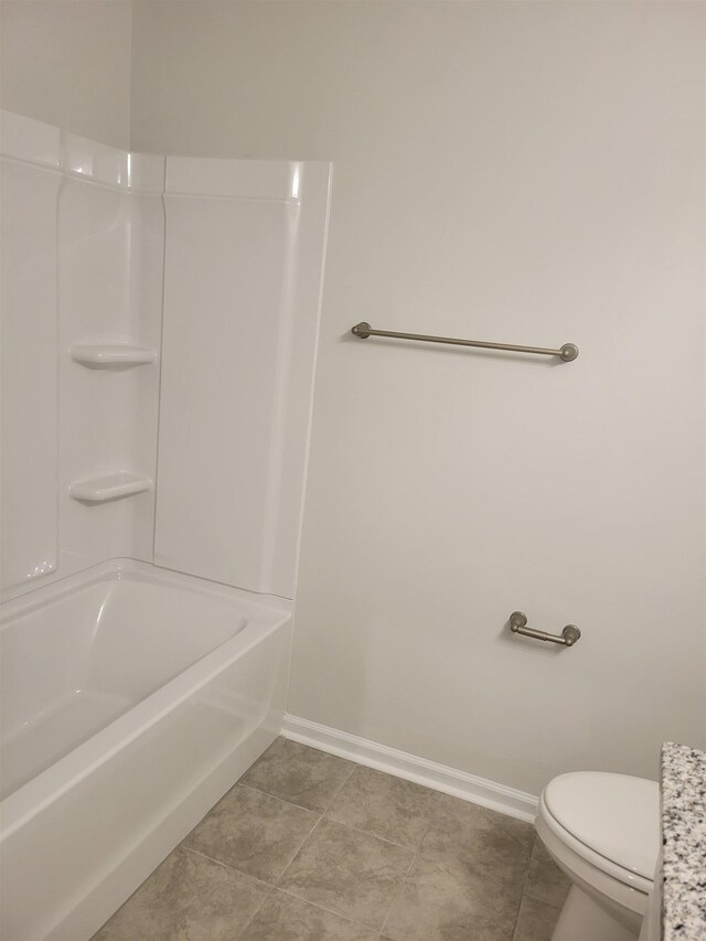 2050 Zanes Crk, Inman, SC 29349 - full bathroom featuring toilet, baseboards, and tile patterned floors