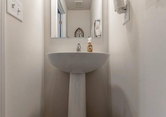 bathroom with visible vents