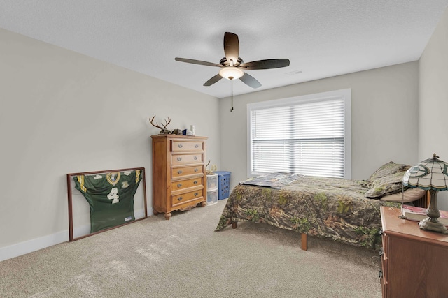 555 Canewood, Campobello, SC 29322 - bedroom featuring ceiling fan and light colored carpet