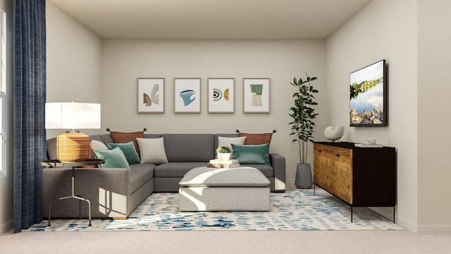 15 Snowmill, Woodruff, SC 29388 - carpeted living area with baseboards