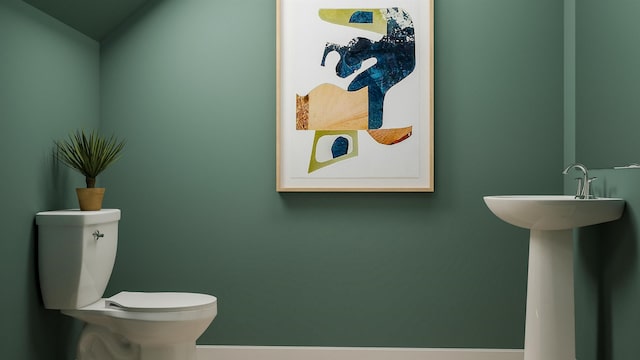 15 Snowmill, Woodruff, SC 29388 - half bathroom with toilet and a sink
