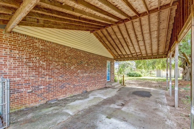 111 Linville, Moore, SC 29369 - view of patio with a carport and entry steps