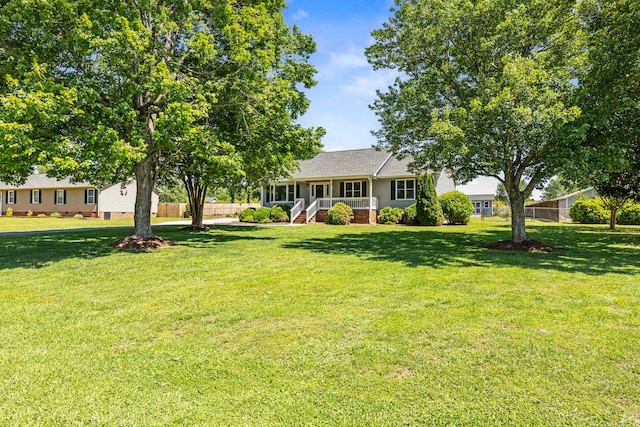 view of front of house with a porch
